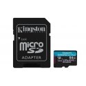 Kingston Technology Canvas Go! Plus 64 GB MicroSD UHS-I Klases 10 Kingston Technology Canvas Go! Plus 64 GB MicroSD UHS-I Klases 10