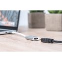 Digitus DA-70836 vaizdo kabelio adapteris 0,2 m C tipo USB HDMI Sidabras