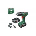 Bosch EasyDrill 18V-40 1630 RPM Bez atslēgas 1,3 kg Melns, Zaļš Bosch EasyDrill 18V-40 1630 RPM Bez atslēgas 1,3 kg Melns, Zaļš