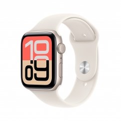Apple Watch SE (3nd generation) OLED 44 mm Digitāls 368 x 448 pikseļi Skārienjūtīgais ekrāns Bēšs Wi-Fi GPS