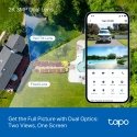 TP-Link Tapo C545D Sfērisks IP drošības kamera Ārējie 2304 x 1296 pikseļi Griesti/Siena/Stabs