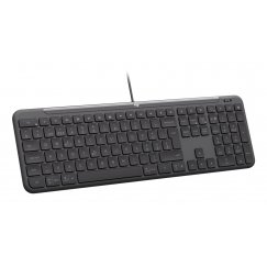 Logitech Signature Slim Wired K620 for Business клавиатура Универсальная USB QWERTY Международный американский стандарт Графит