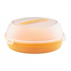 Cake container 26 cm designed for curly hair orange AMBITION