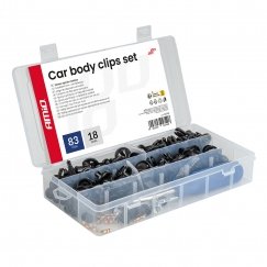 Automotive Fastener Pins and Clips Set with Tools, 83+18 pcs. AMIO-04740