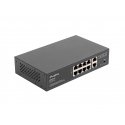 Lanberg RSFE-8P-2GE-120 verkkokytkin Hallitsematon Gigabit Ethernet (10/100/1000) Power over Etherne
