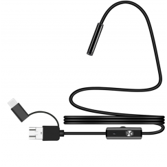 Spacetronik Camera Endoscope with USB 3-in-1 IP67 7mm SPU-E01 2m