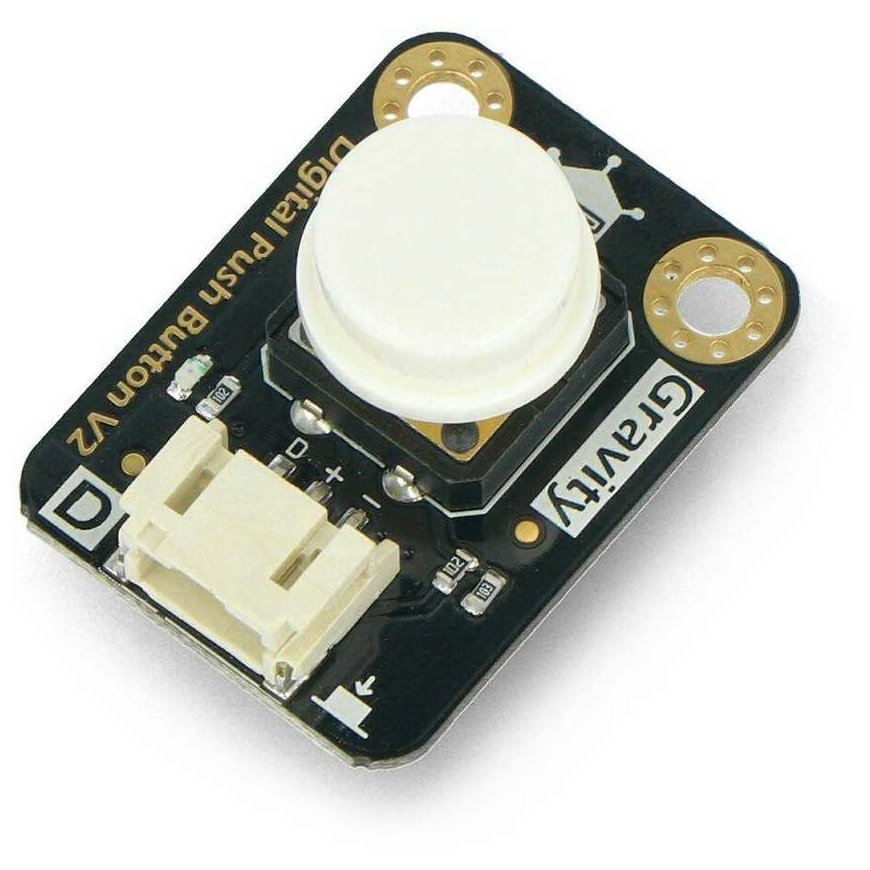 DFRobot Gravity digitaalne nupp Tact Switch, valge – 2