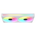 COUGAR CF-UN240RW-RGB​ Datora korpusam Ventilators 12 cm Balts