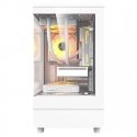 ТемныйFlash DB330M Белый Корпус Компьютера (+3 Вентилятора) v2 ТемныйFlash DB330M Белый Корпус Компьютера (+3 Вентилятора) v2