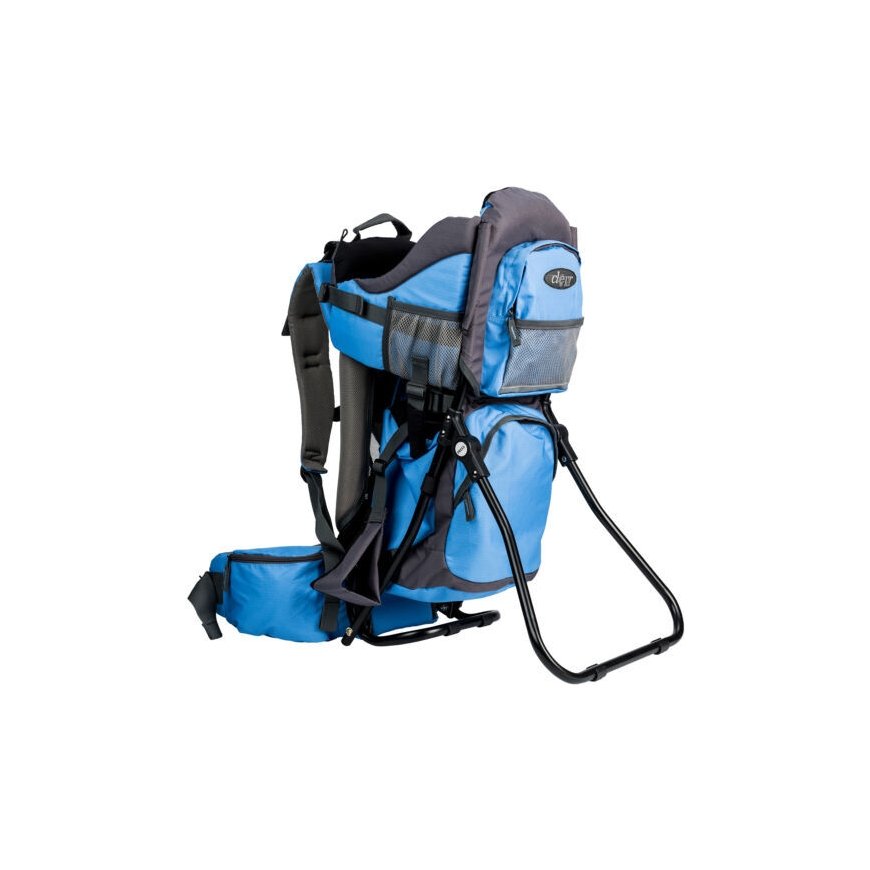 Nattou Teddy - plush backpack for kids | Blue – 2