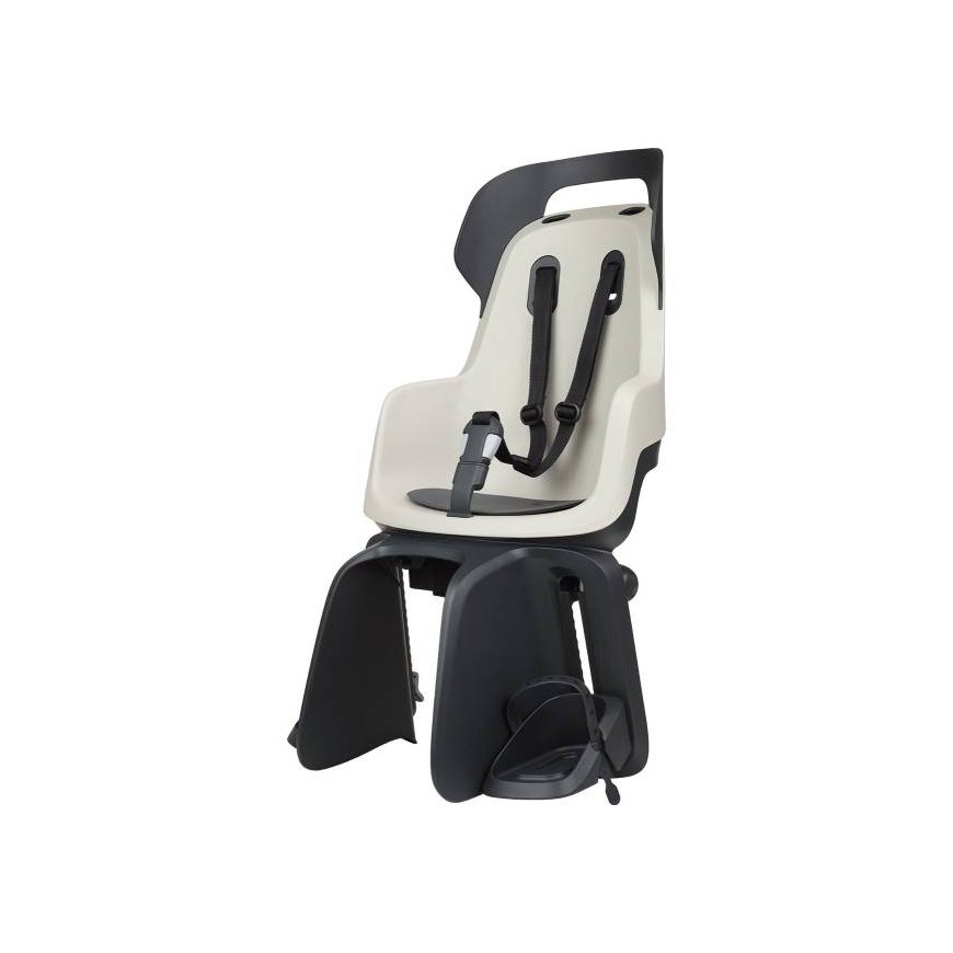 Bobike Maxi GO RS - rear-mounted bike seat with adjustable backrest | Vanilla cup cake