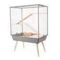 Zolux Cage pilkas Neo Cozy dideli graužikai H80 Zolux Cage pilkas Neo Cozy dideli graužikai H80
