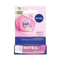 Nivea „Bridgerton Edition Penelope&Colin“ niisutavad huulepulgad „Peach Tea“ 4,8 g