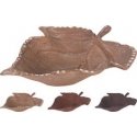 Mondex DECORATIVE PLATE LEAF 22X18CM 3 TYPES Mondex DECORATIVE PLATE LEAF 22X18CM 3 TYPES