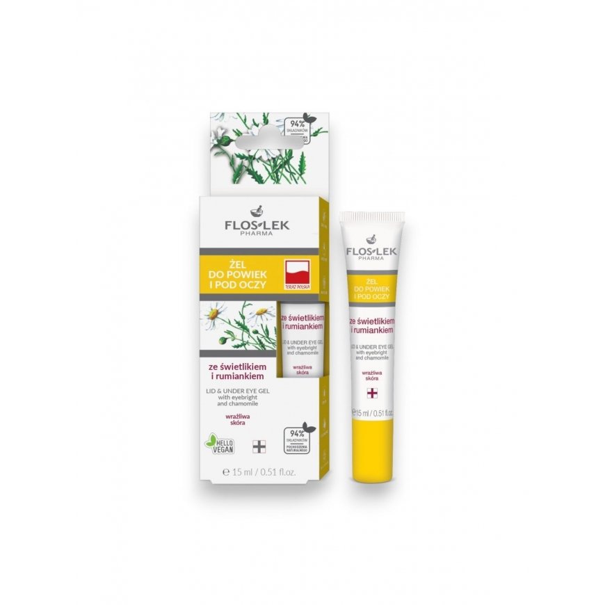 Floslek silmade ja silmade geelid, 15 ml