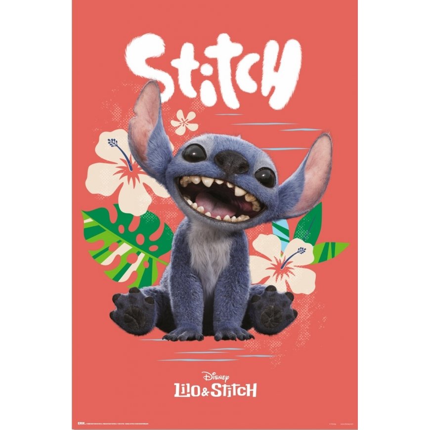 ERIK Disney Stitch Gyvo veiksmų plakatas – 2
