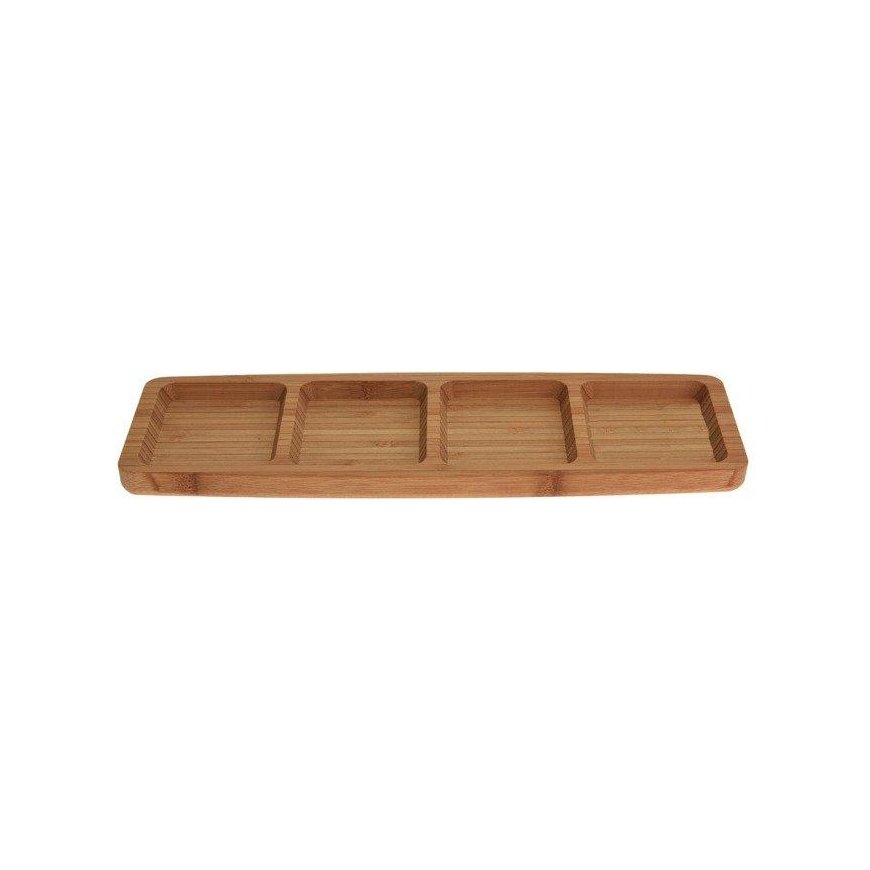 Excellent_Ho Bamboo Serving Tray 784230370, 33×10×1.8 cm