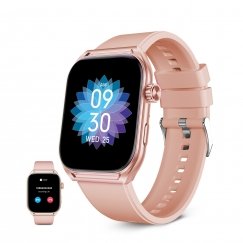 Ksix BXSW28R smartwatch / sport watch 5,23 cm (2.06") AMOLED Цифровой 401 x 502 пикселей Сенсорный экран Розовый
