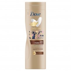 Dove Visible Glow vidurinis tonas savaiminio įdegio kūno losjonas, 400 ml