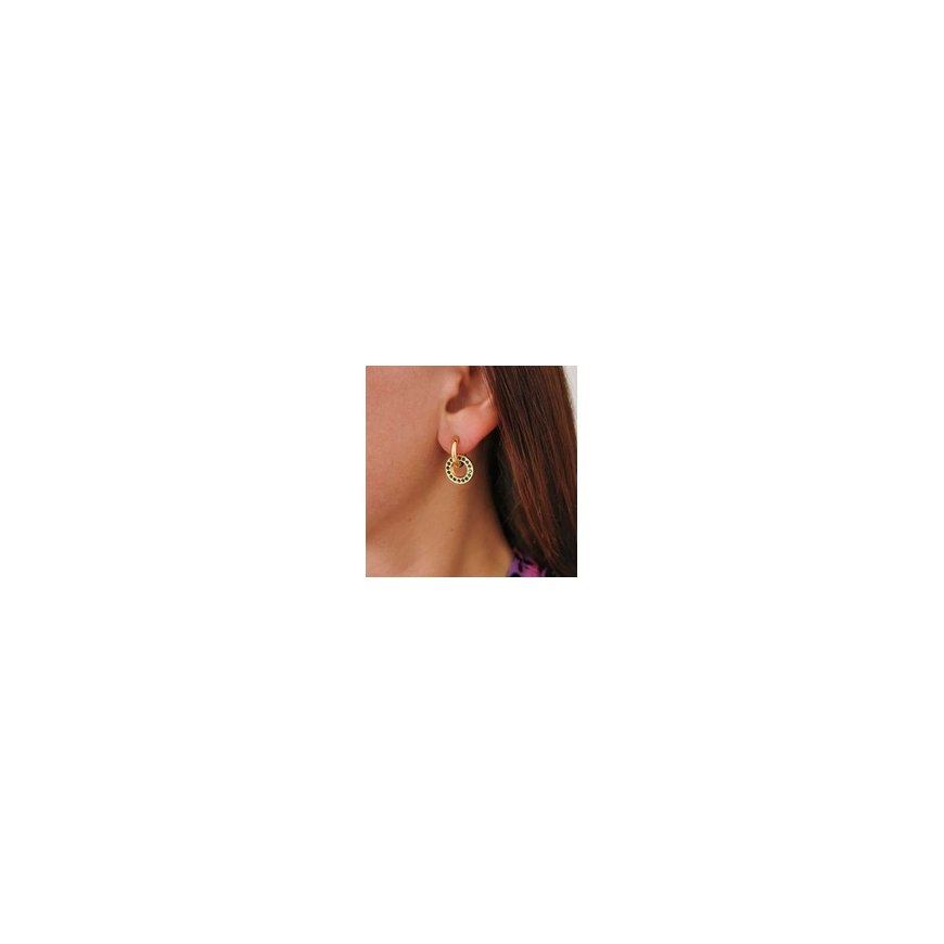 Brilio Silver Silver Earrings Four-Leaf Clover with White Opal EA1253W – 2