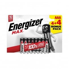 Energizer Energizer LR03/8 Max AAA 4+4 bezmaksas