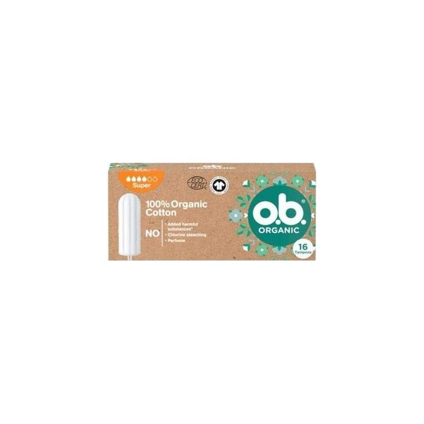 O.B. Organic Super Tampons 16 pieces – 2