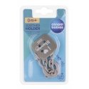 CANPOL BABIES Pacifier Holder I LOVE MUMMY, Gray, 2/434_grey CANPOL BABIES Pacifier Holder I LOVE MUMMY, Gray, 2/434_grey
