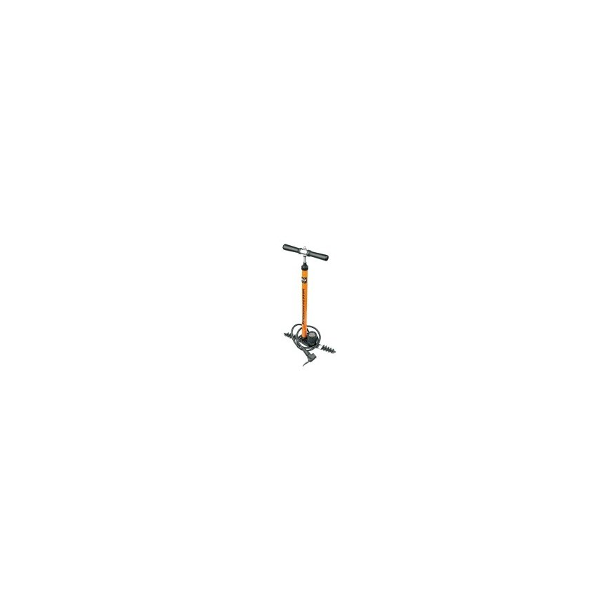 SILCA PISTA PUMP floor pump, red