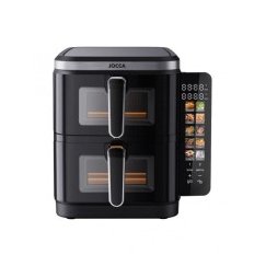 Double hot air fryer with windows and color display Jocca 2496 11L black