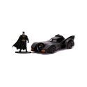 Jada Toys DC Comics Batmovil 1989 metallauto + Batmani figuur komplekt Jada Toys DC Comics Batmovil 1989 metallauto + Batmani figuur komplekt