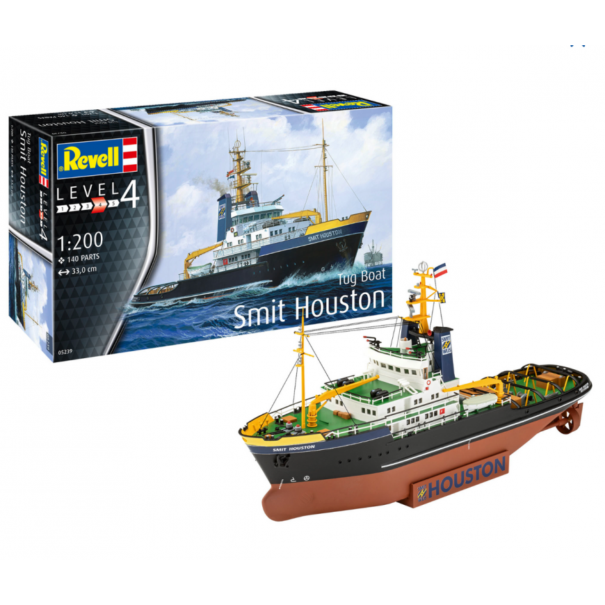 Пластиковая модель корабля Smit Houston 1:200