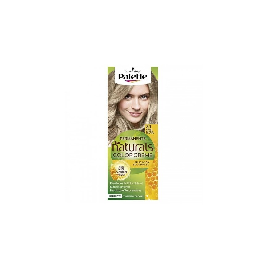 Schwarzkopf Palette Naturals Color Creme 8.1 Matta vaalea vaaleanblondi - hiusväri – 2
