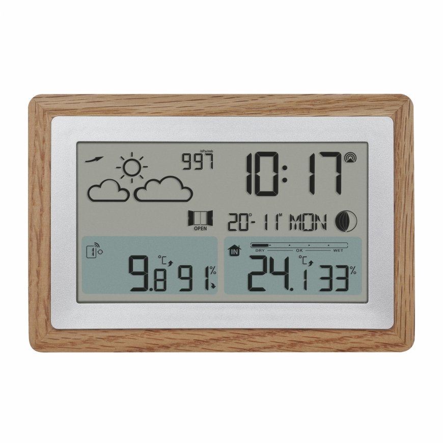 TFA-Dostmann Oak Дуб, Серебристый Аккумулятор – 4