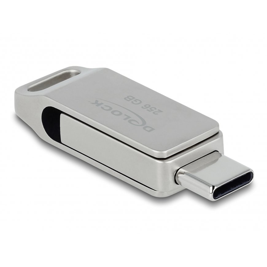 DeLOCK 54008 USB флеш накопитель 256 GB USB Type-A / USB Type-C 3.2 Gen 1 (3.1 Gen 1) Серый – 2