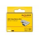 DeLOCK USB 5 Gbps USB-C + Type-A Memory Stick 256 GB - Metal Housing DeLOCK USB 5 Gbps USB-C + Type-A Memory Stick 256 GB - Metal Housing