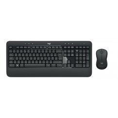 Logitech 920-008675 klaviatuur Hiir kaasa arvatud Universaalne Raadioside QWERTZ Saksa keel Must, Va