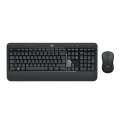 Logitech 920-008675 klaviatuur Hiir kaasa arvatud Universaalne Raadioside QWERTZ Saksa keel Must, Va