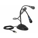 DeLOCK 65871 микрофон Черный Микрофон для ПК
