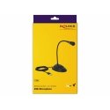 DeLOCK 65871 микрофон Черный Микрофон для ПК