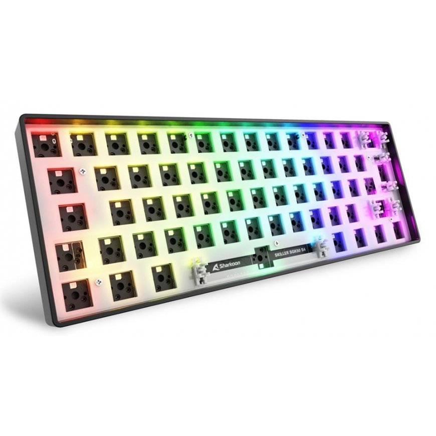 Sharkoon SKILLER SGK50 S4 klaviatuur Kodu USB QWERTY Saksa keel Must
