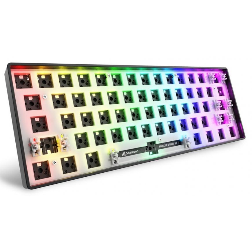 Sharkoon SKILLER SGK50 S4 tastatūra Mājas USB QWERTY Vācu Melns – 2