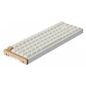 Keychron K6 HE SE 65 % žaidimų klaviatūra, balta/medis