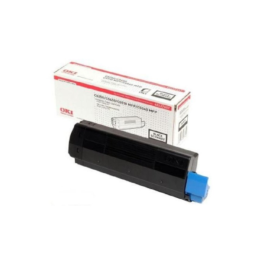 OKI Black Toner Cartridge toonerikassett Originaal Must