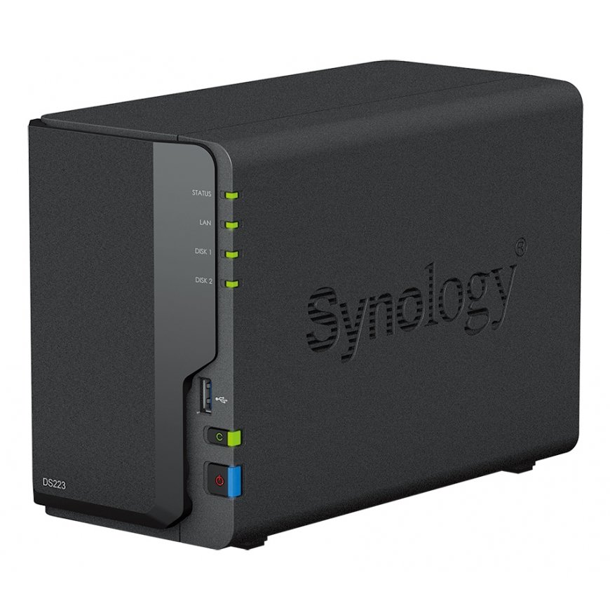 Synology DiskStation DS223 NAS Mini Tower Realtek RTD1619B 2 GB DDR4 24 TB HDD DiskStation Manager B – 2