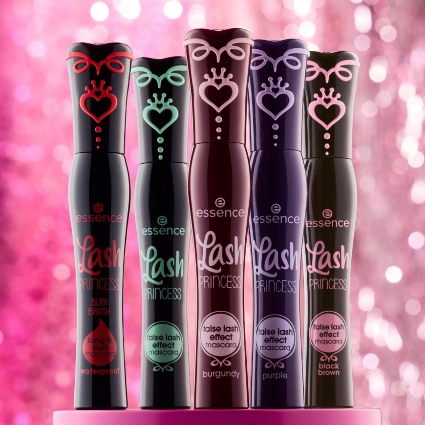Essence Lash Pricess blakstienų tušas burgundy 12 ml – 5