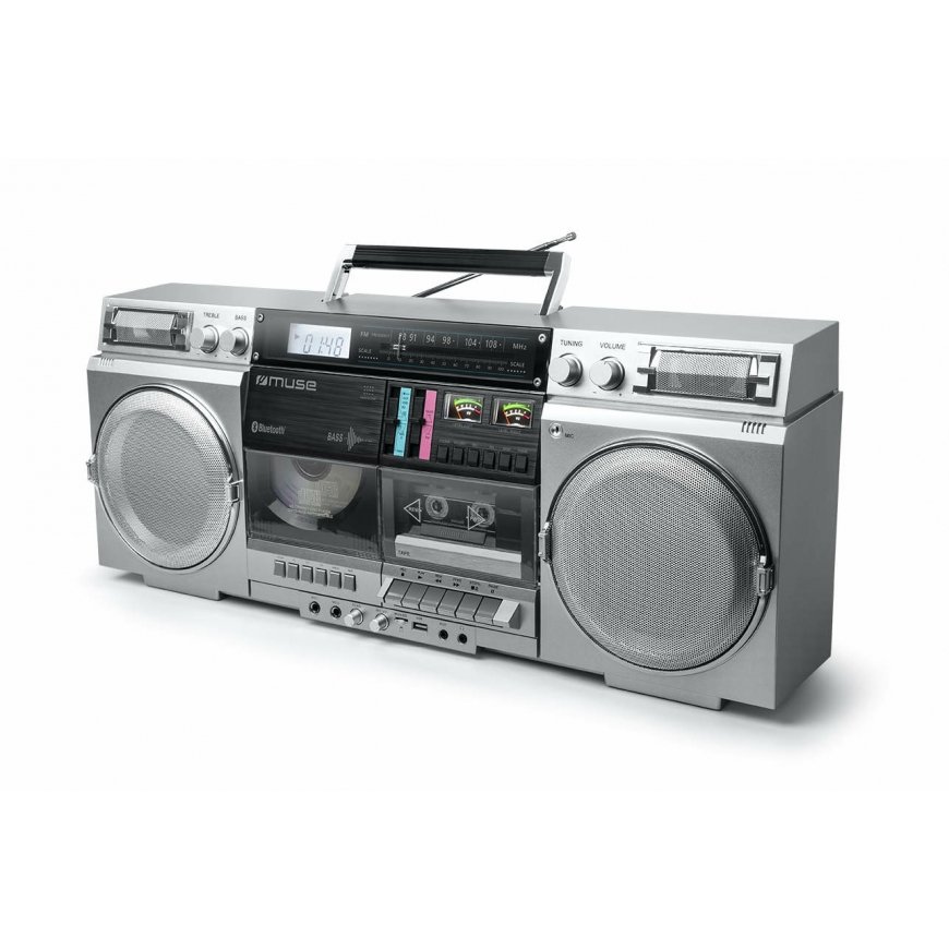 Muse M-380 GBS CD atskaņotājs Sudrabs