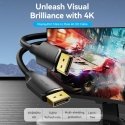Vention HAKBG „DisplayPort“ kabelis 1,5 m Juoda Vention HAKBG „DisplayPort“ kabelis 1,5 m Juoda