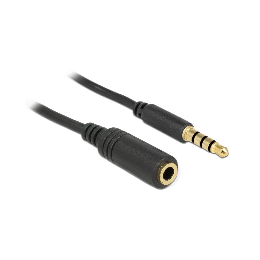 DeLOCK 84667 audiokaabel 2 m 3.5mm Must