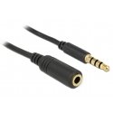 DeLOCK 84667 audio kabelis 2 m 3.5mm Melns DeLOCK 84667 audio kabelis 2 m 3.5mm Melns