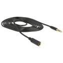DeLOCK 84667 audio kabelis 2 m 3.5mm Melns DeLOCK 84667 audio kabelis 2 m 3.5mm Melns
